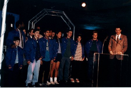 Jim Shooter met de Good Guys New York 1993